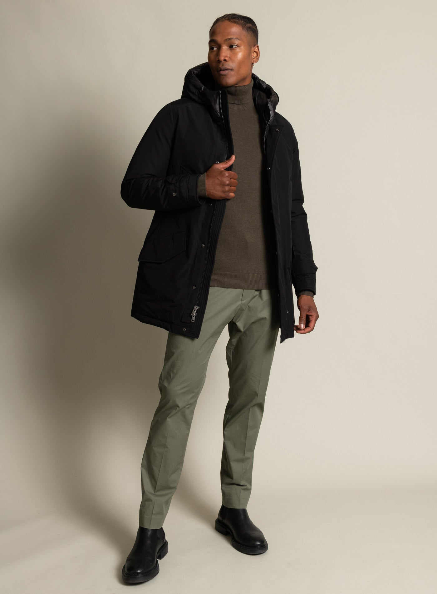 9-POLAR HIGH COLLAR PARKA 0487
