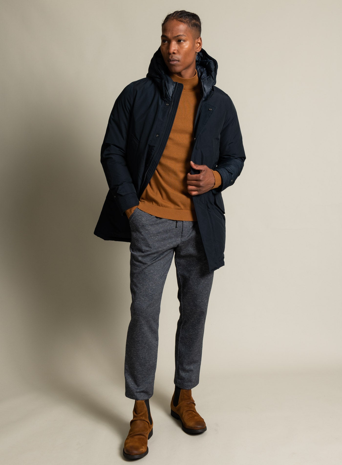 9-POLAR HIGH COLLAR PARKA 0487