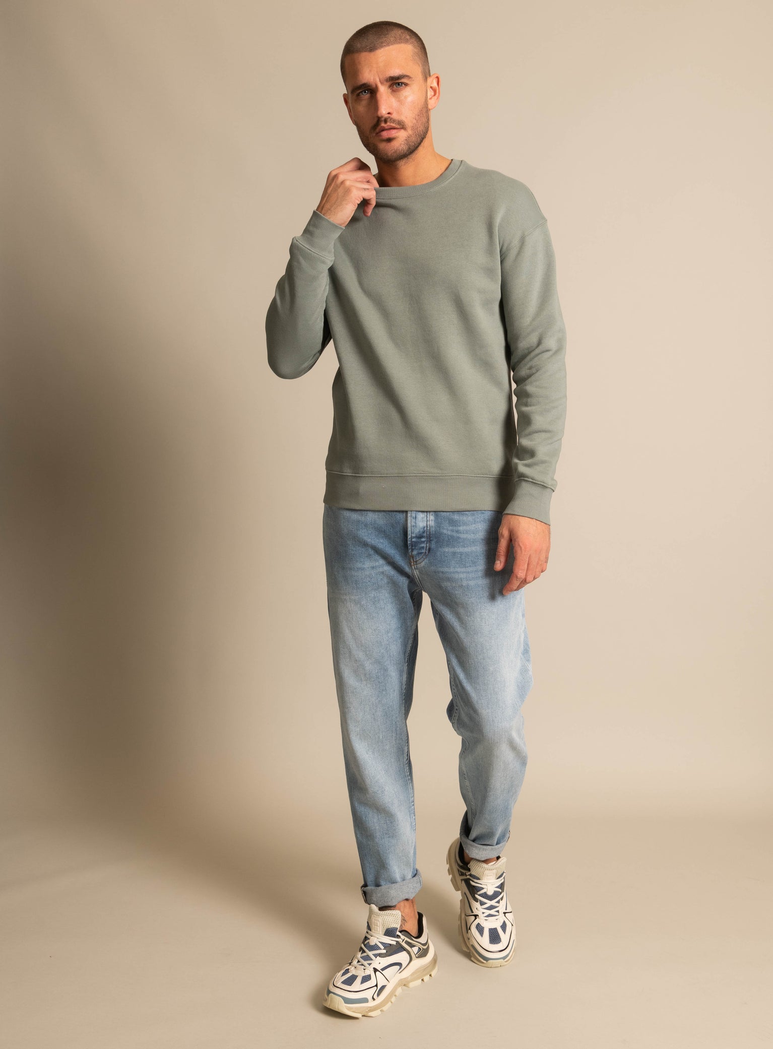 9-STAR BASIC CREW NECK 12208182
