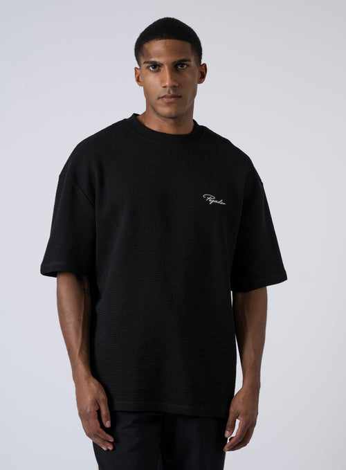 252-PGDR-5084 SIGNARE WAFFLE TEE OS