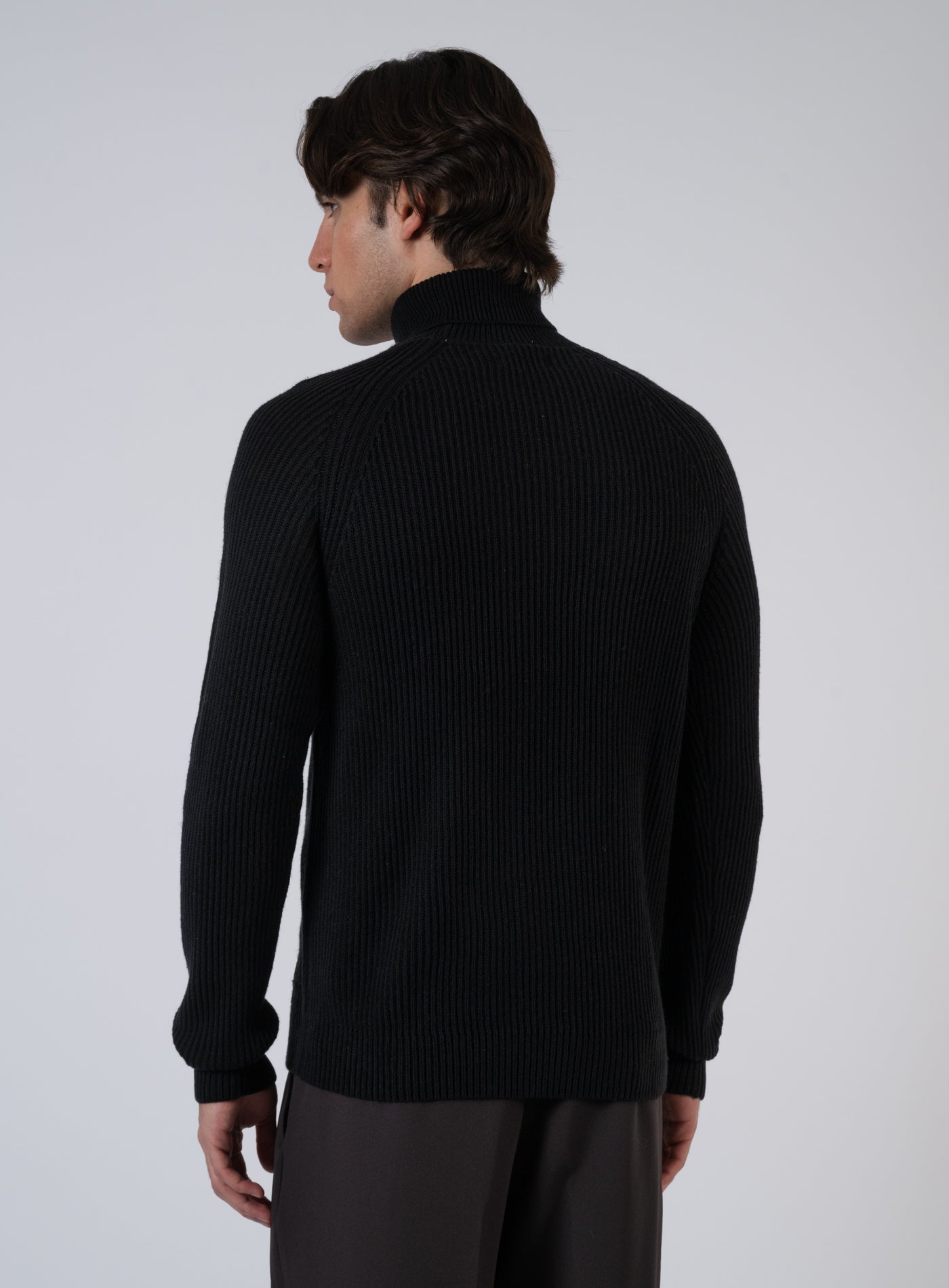 252-PANNEL KNIT ROLL NECK 12278918