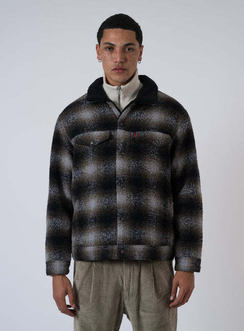 252-A6030 RELAXED FIT PLAID