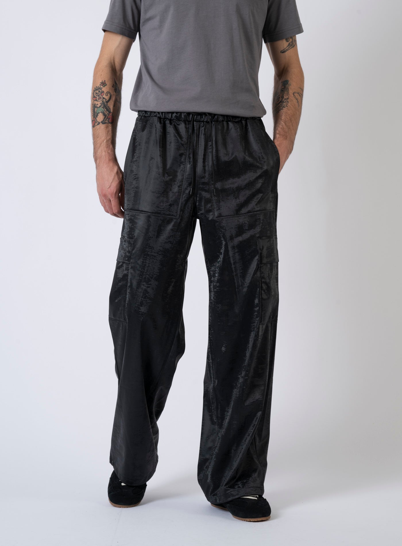252-18990 CARGO RAIN PANTS WIDE W3