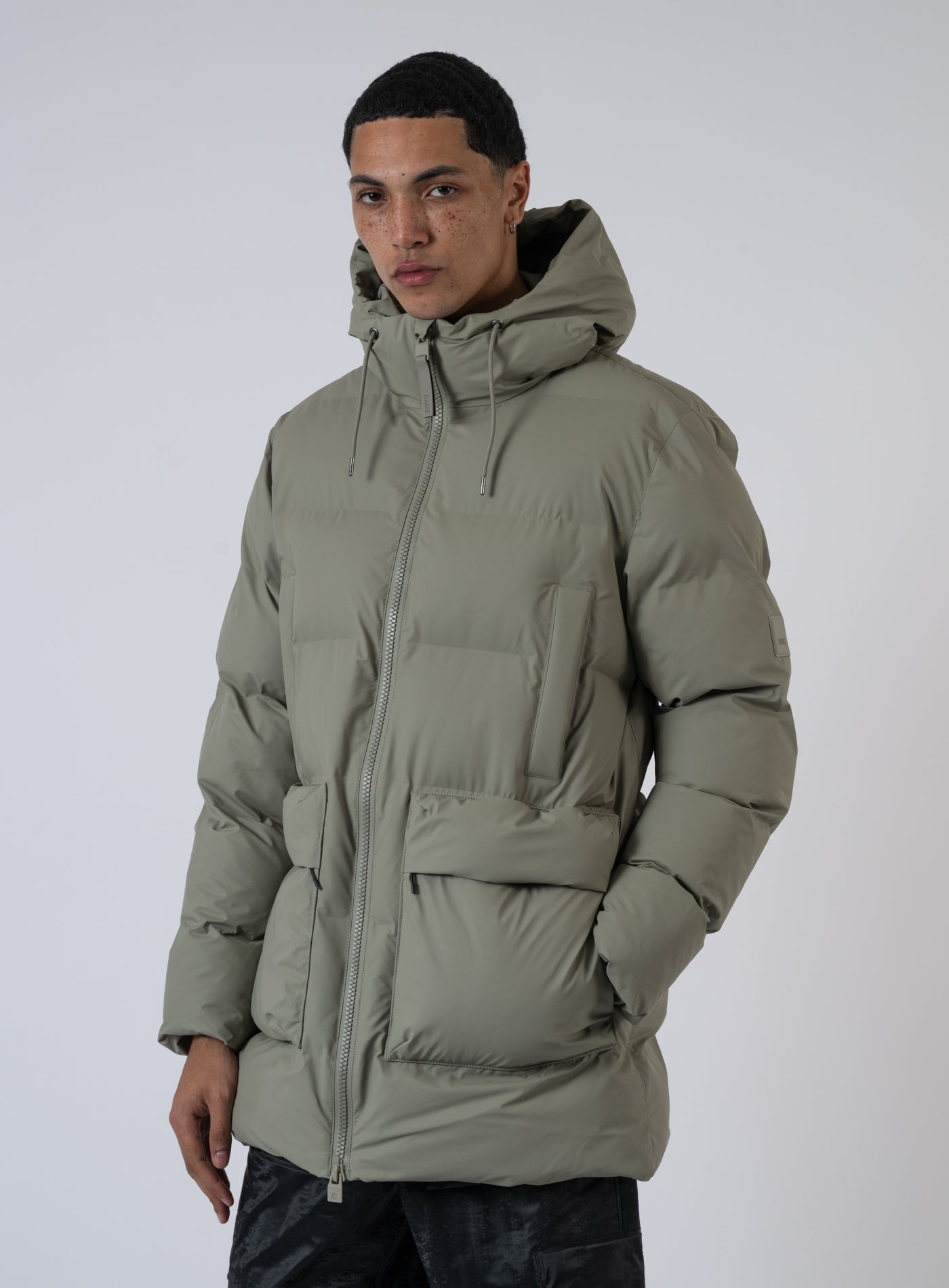 252-15210 ALTA LONG PUFFER CARGO JACKET W3T4