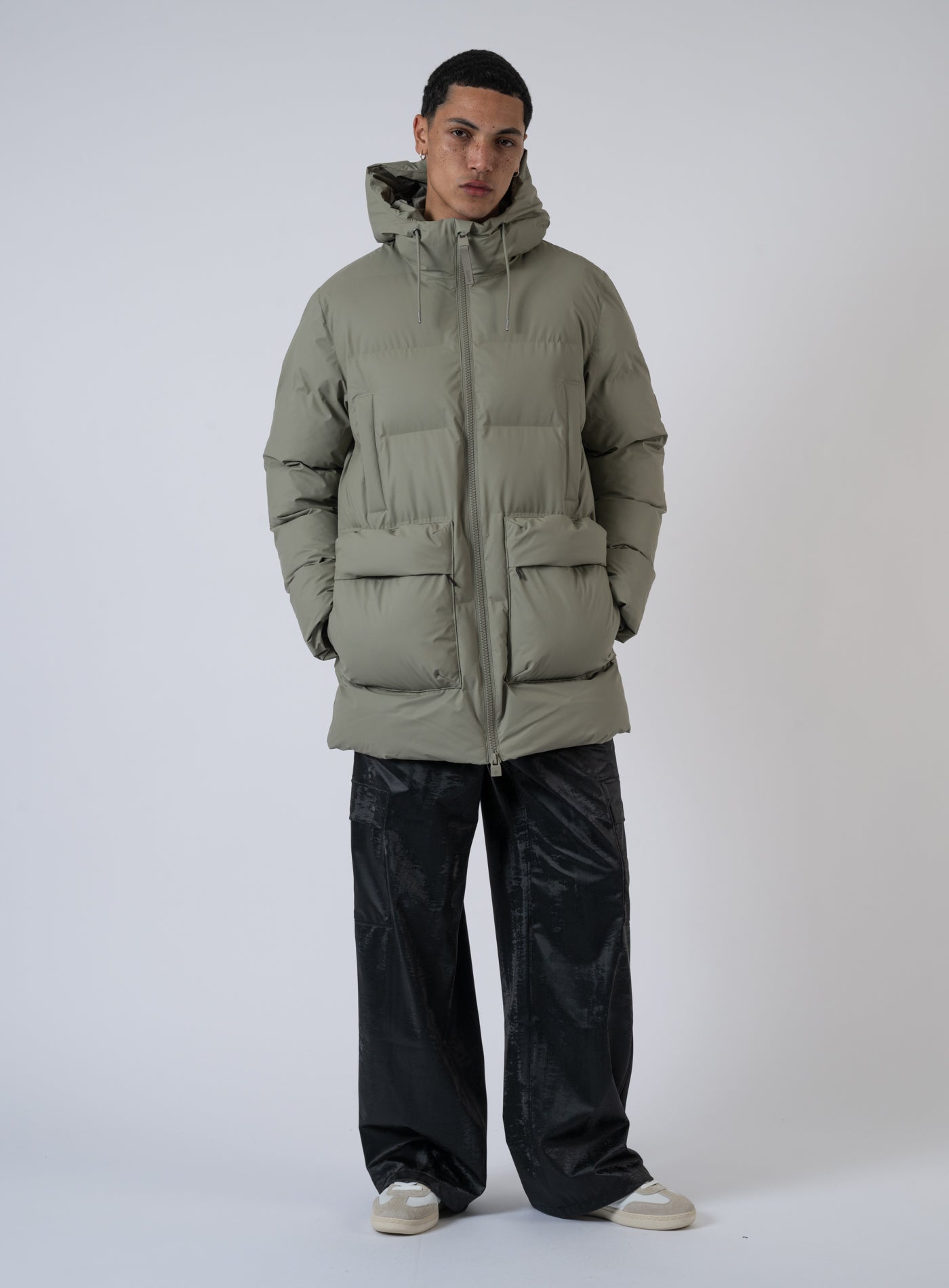 252-15210 ALTA LONG PUFFER CARGO JACKET W3T4