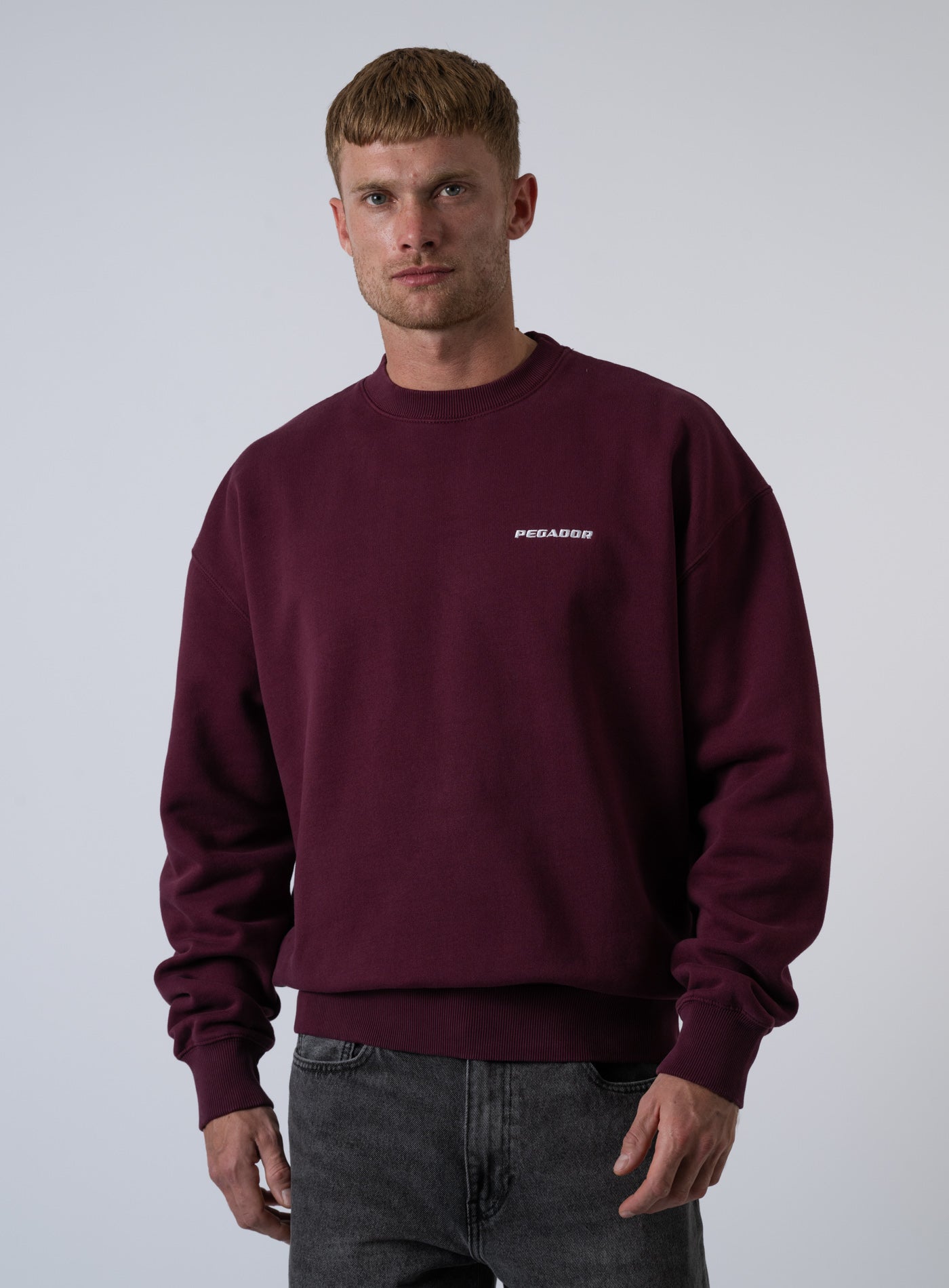 252-PGDR-1104 LOGO OVERSIZED SWEATER