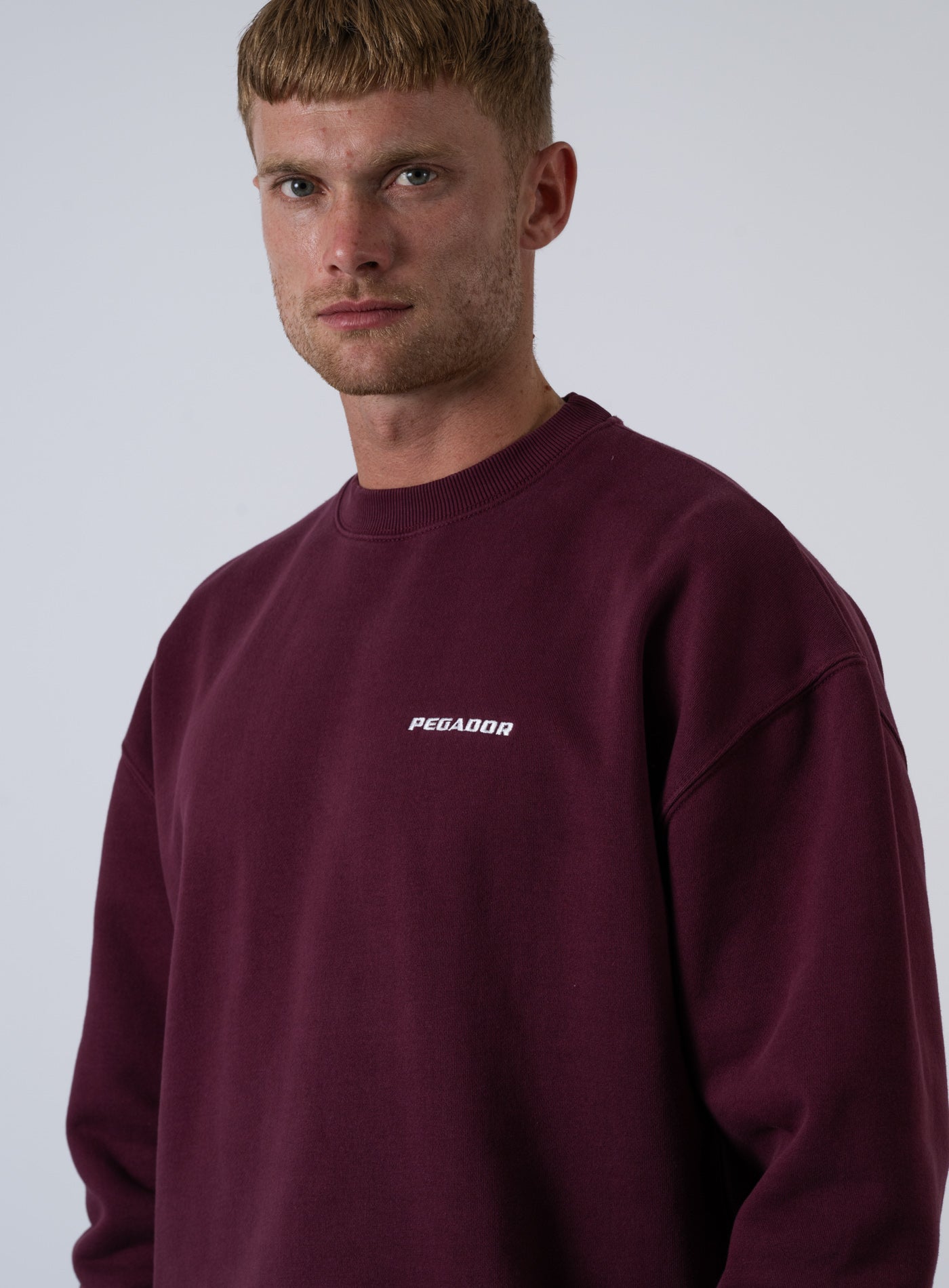 252-PGDR-1104 LOGO OVERSIZED SWEATER