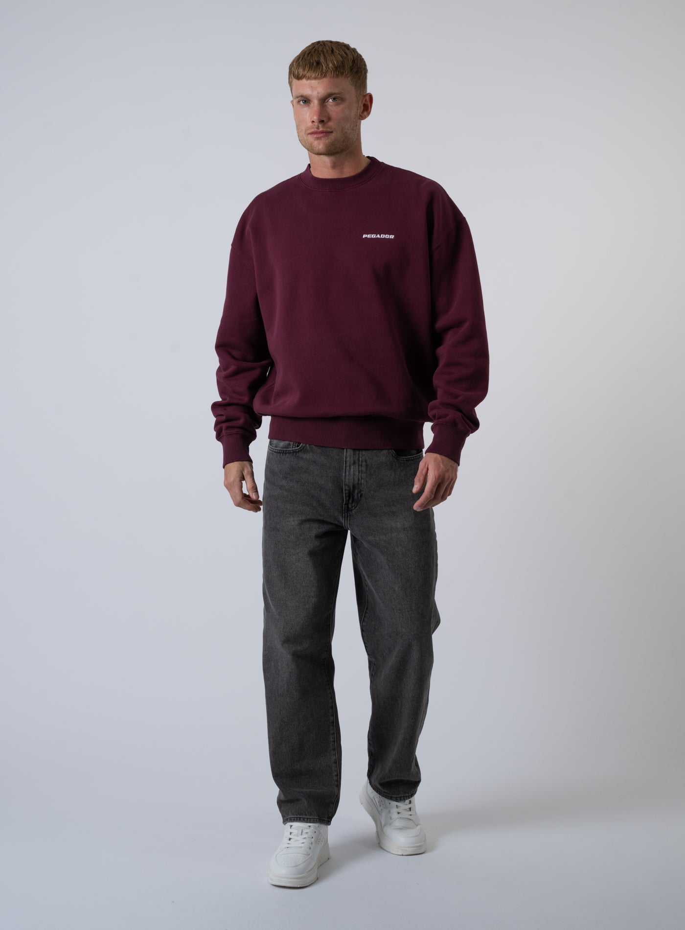 252-PGDR-1104 LOGO OVERSIZED SWEATER
