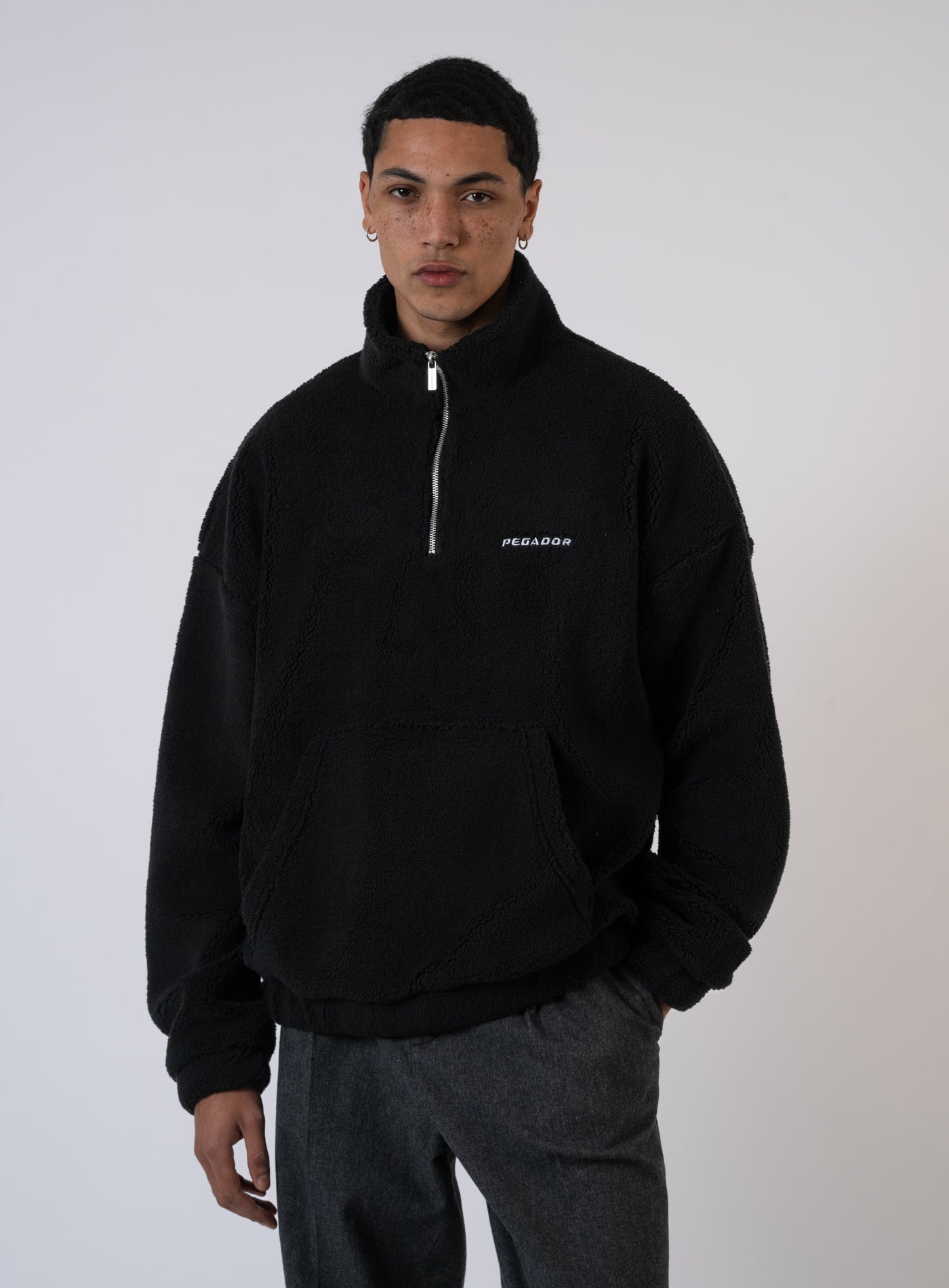 252-PGDR-1307 RUKA TEDDY HALF ZIP