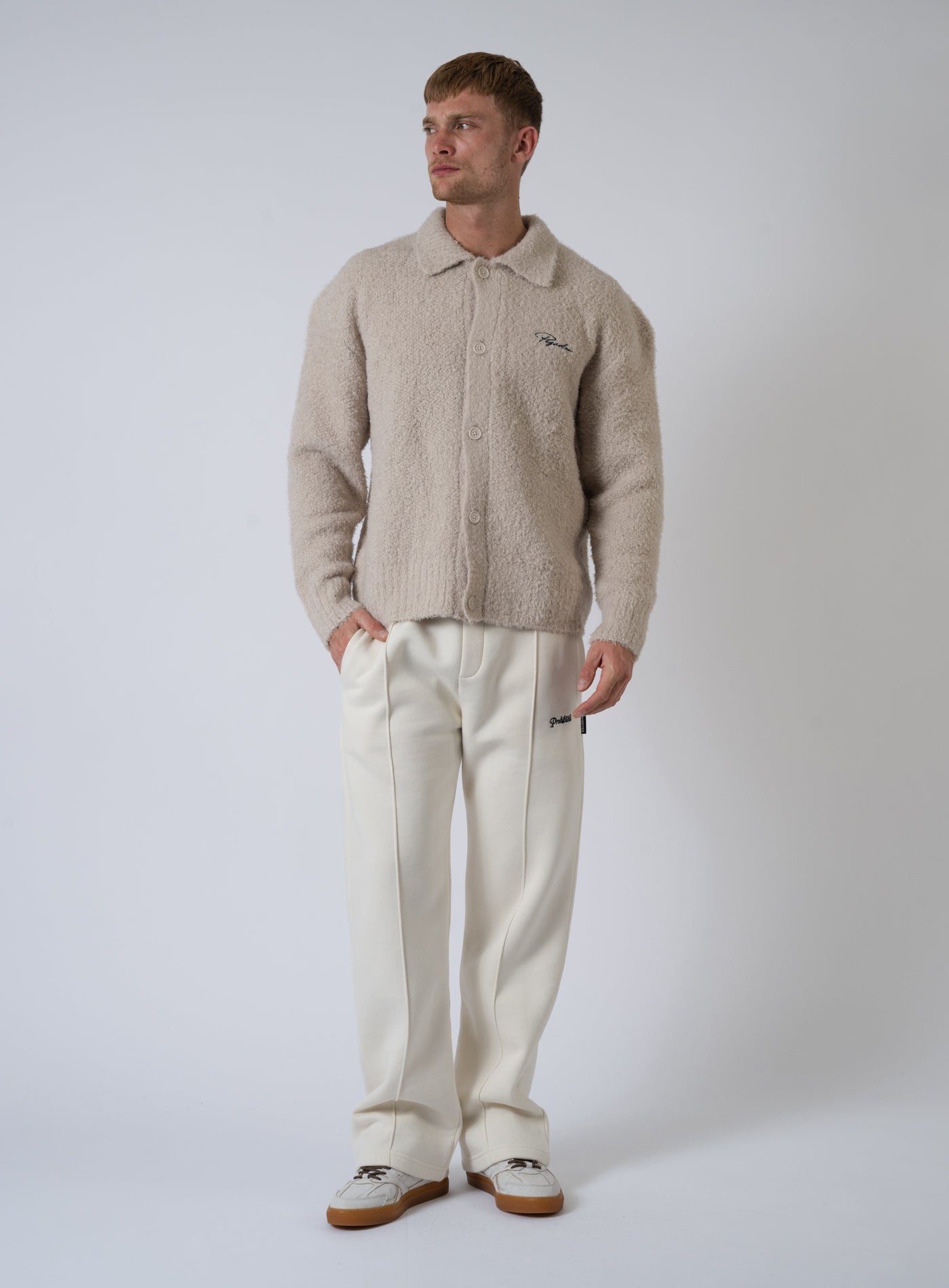 252-PGDR-6255 SIGNAR POLO KNIT CARDIGAN
