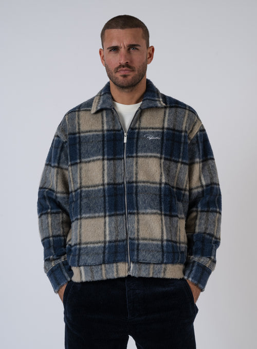 252-PGDR-6363 TEROS FURRY FLANELL OVERSHIRT