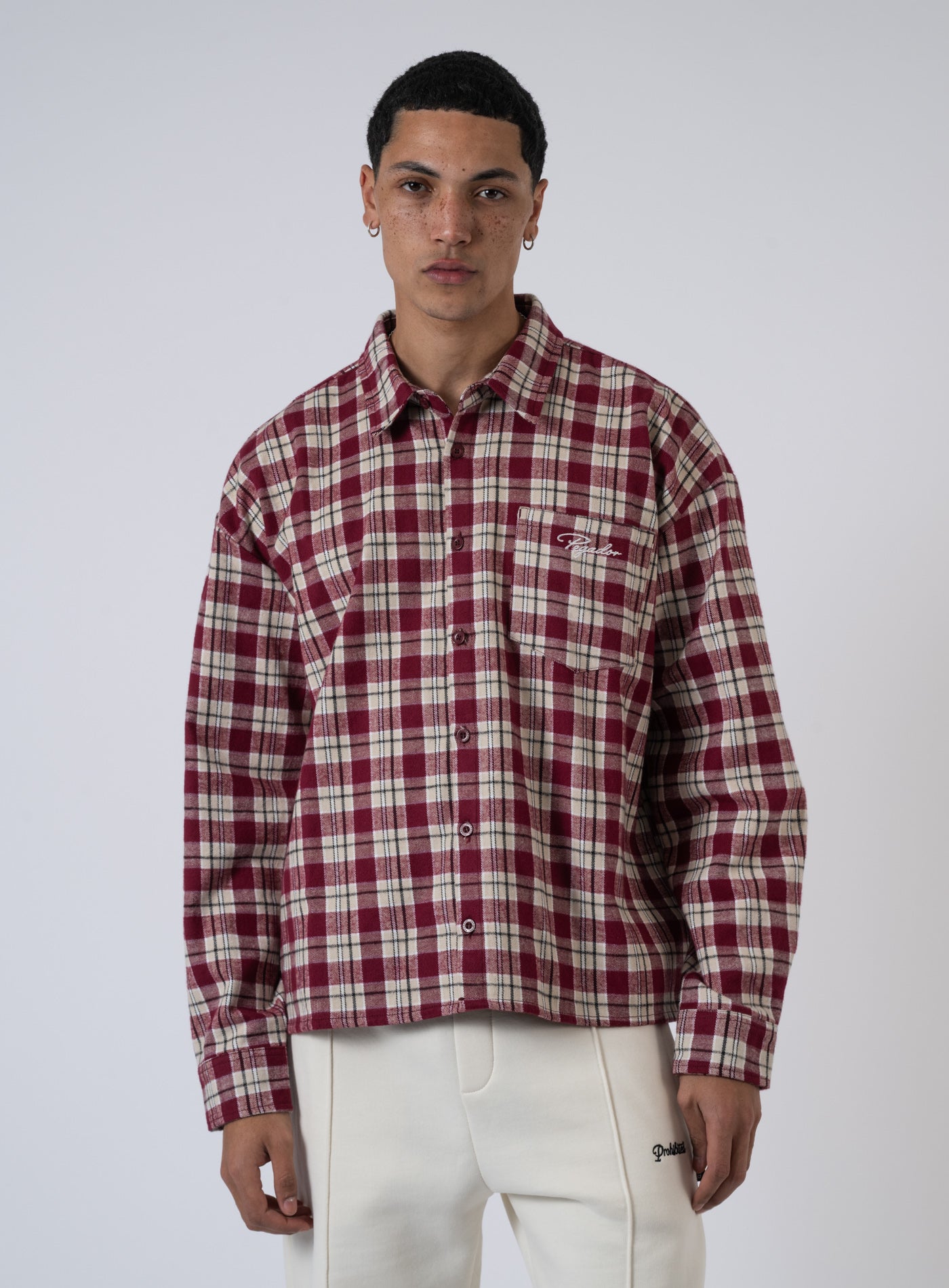 252-PGDR-6362 SIGNAR OVERSIZED FLANELL SHIRT