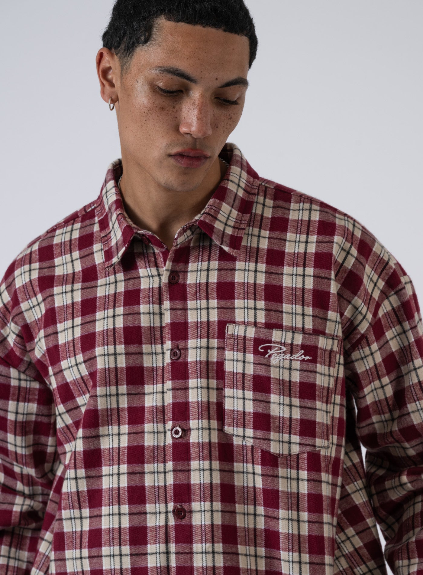 252-PGDR-6362 SIGNAR OVERSIZED FLANELL SHIRT