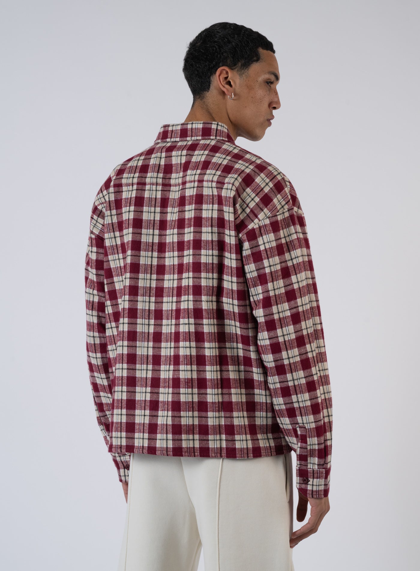 252-PGDR-6362 SIGNAR OVERSIZED FLANELL SHIRT