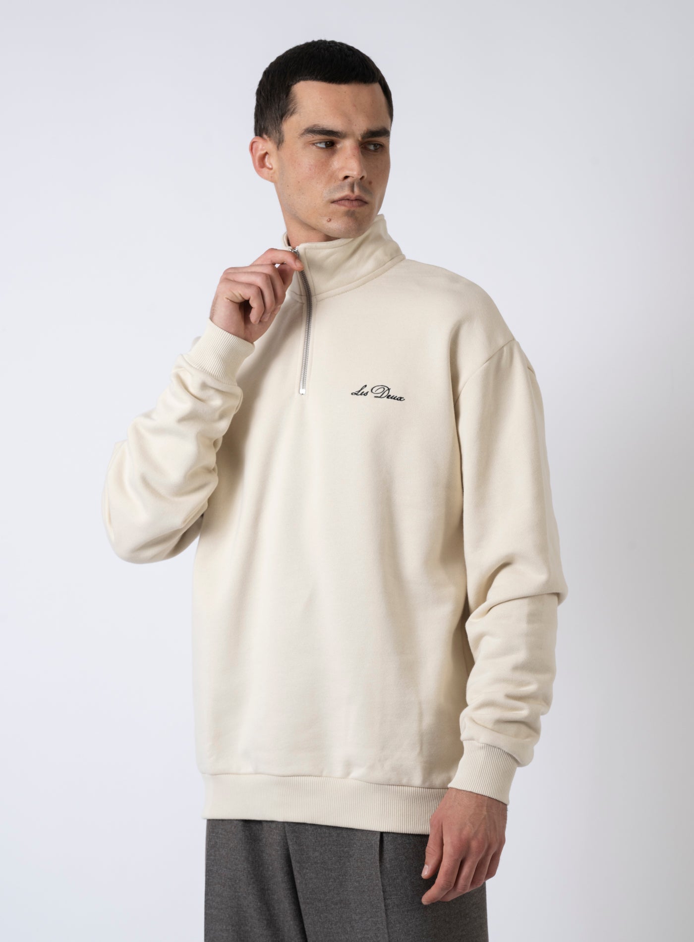 252-CREW 1/2 ZIP 1000898