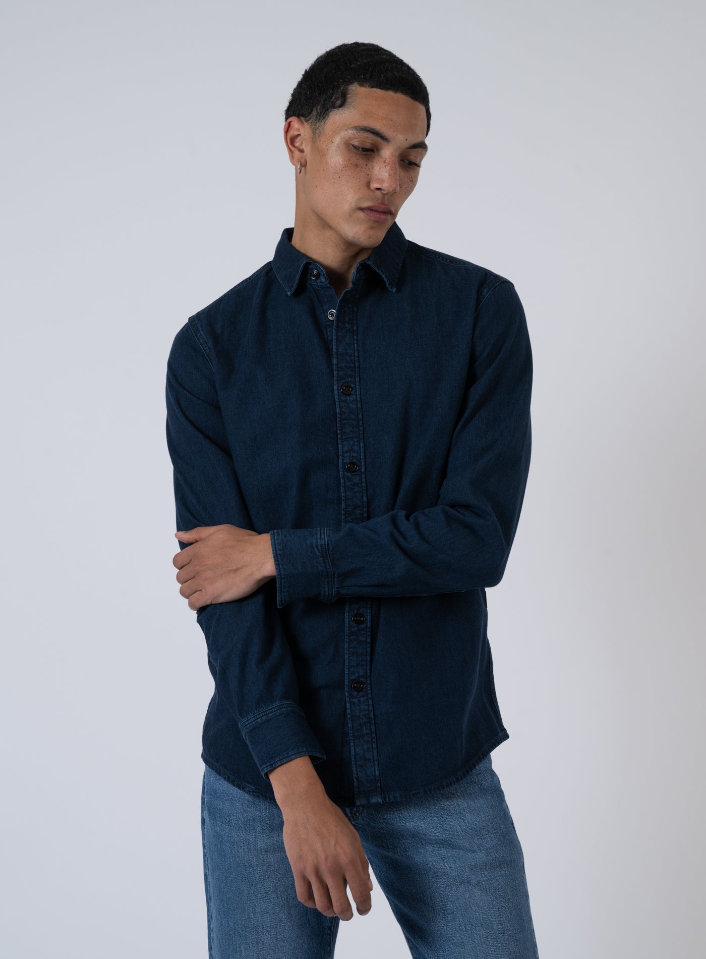 252-CHECK SLIM SHIRT D27681-D539