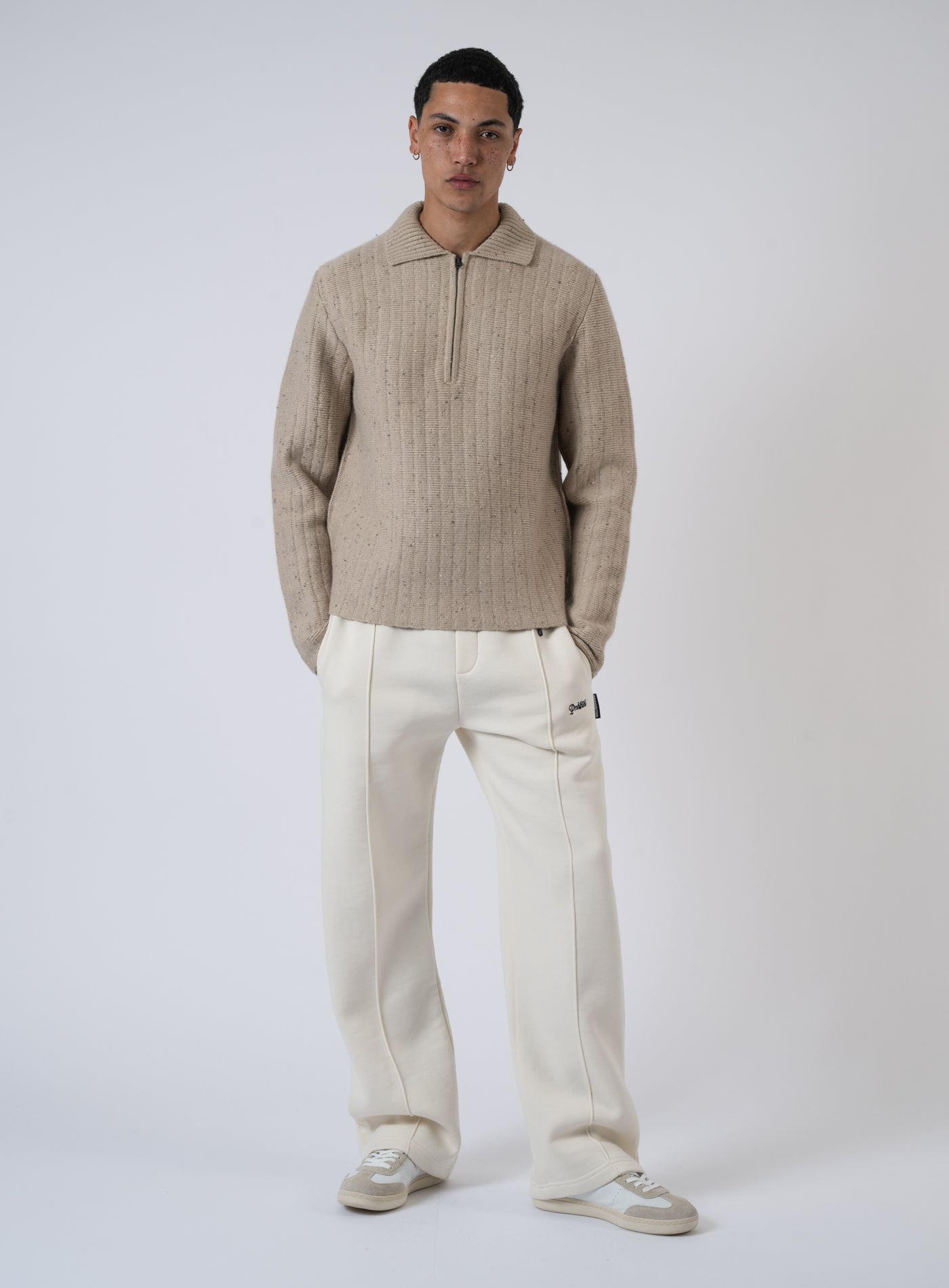 252-POLO COLLAR HALF ZIP D26740-D754