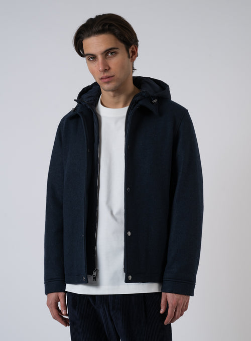 252-KNITTED WOOL SHIRT JCKT 5039