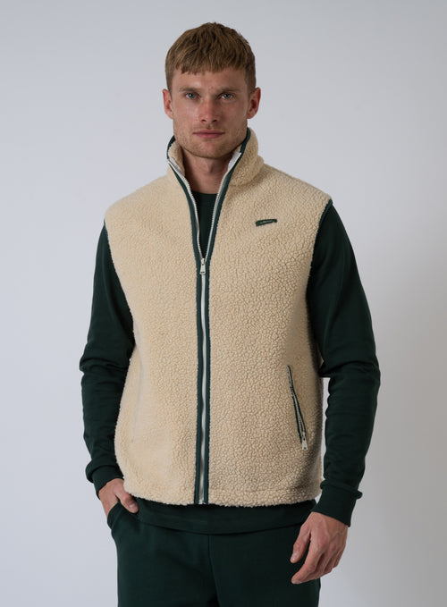 252-WOOL ZIP VEST MEAP253016