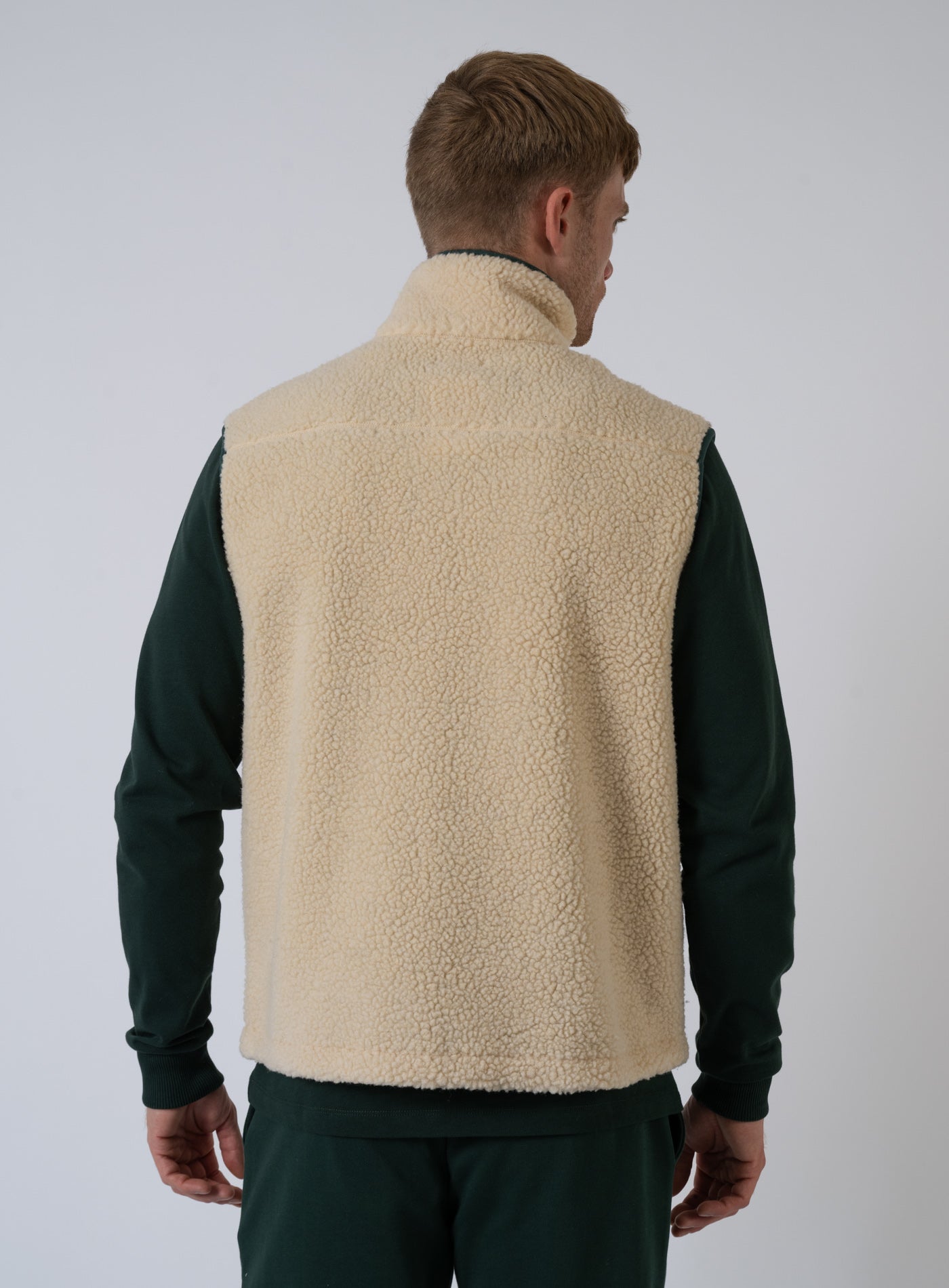 252-WOOL ZIP VEST MEAP253016