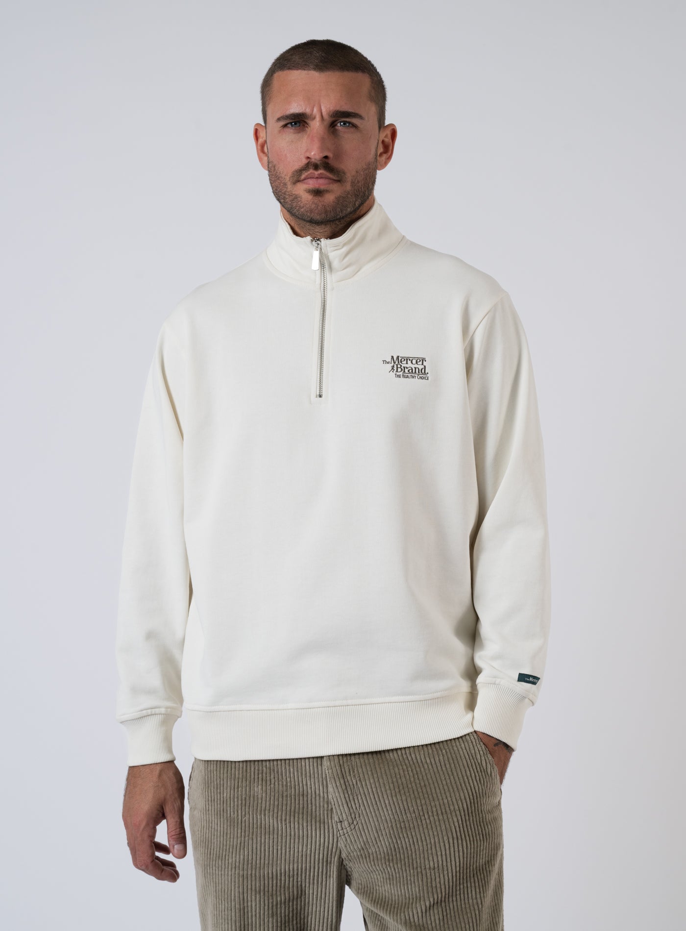252-QUARTER ZIP CONTRAST MEAP253010