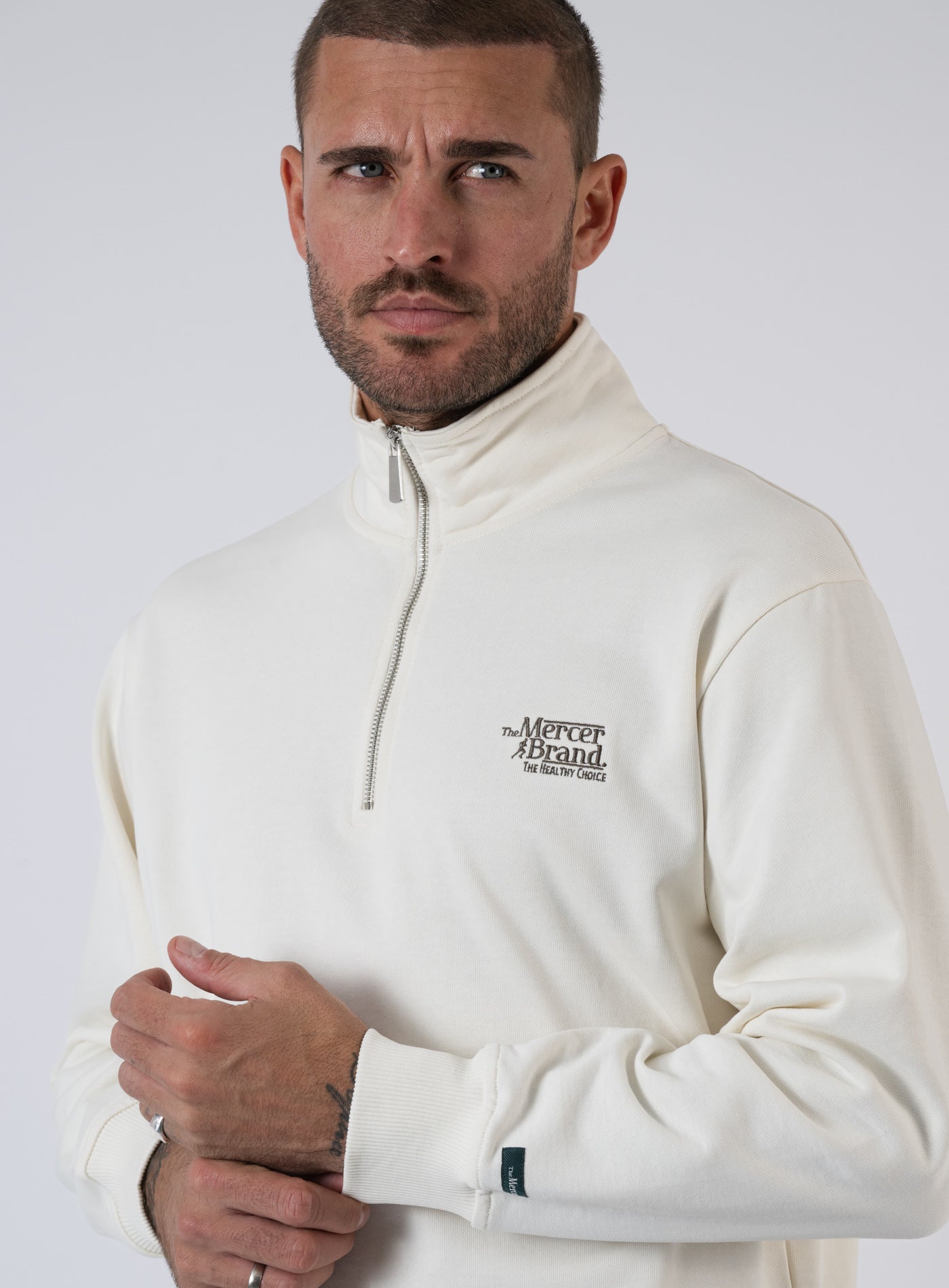 252-QUARTER ZIP CONTRAST MEAP253010