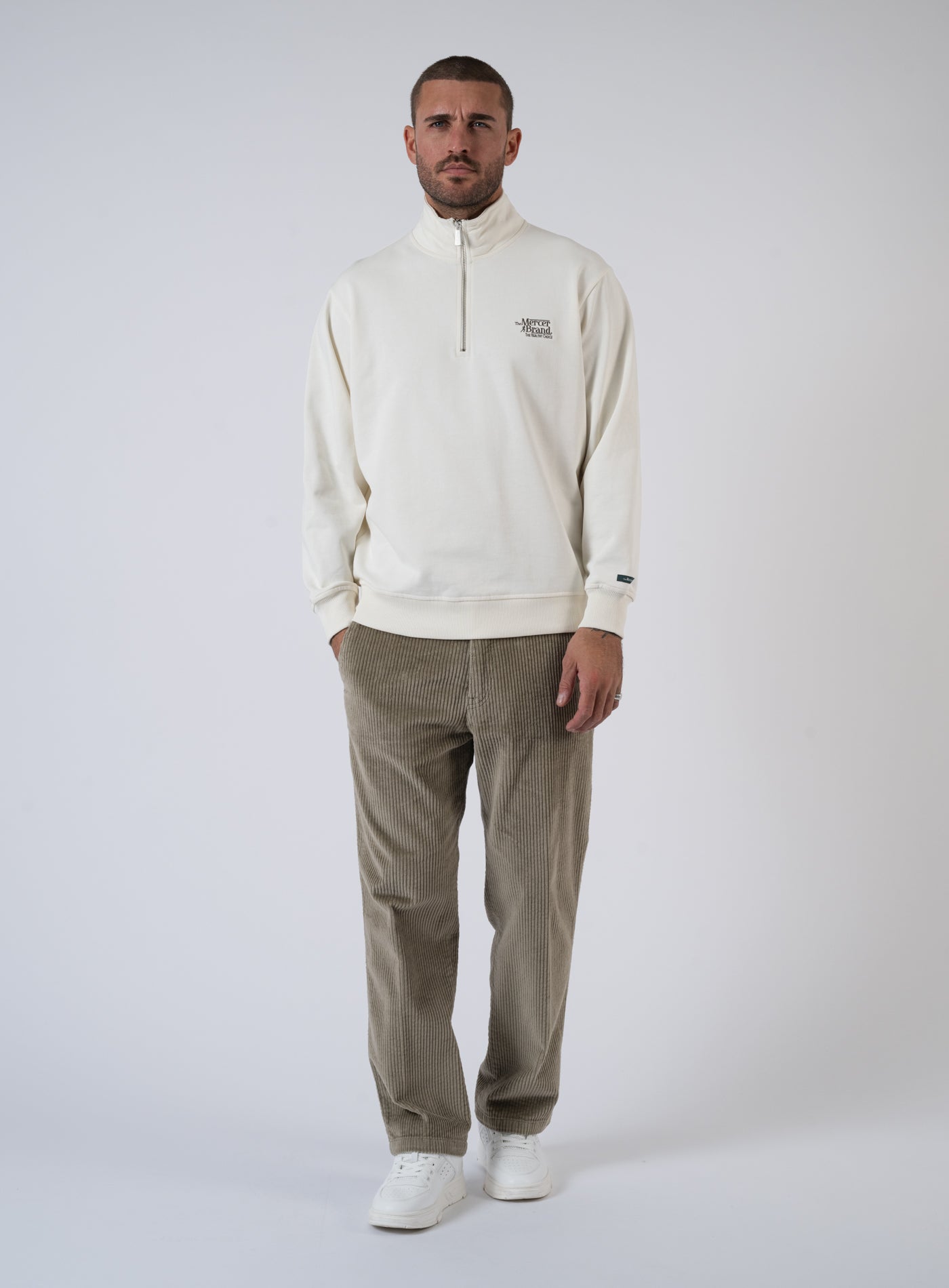 252-QUARTER ZIP CONTRAST MEAP253010