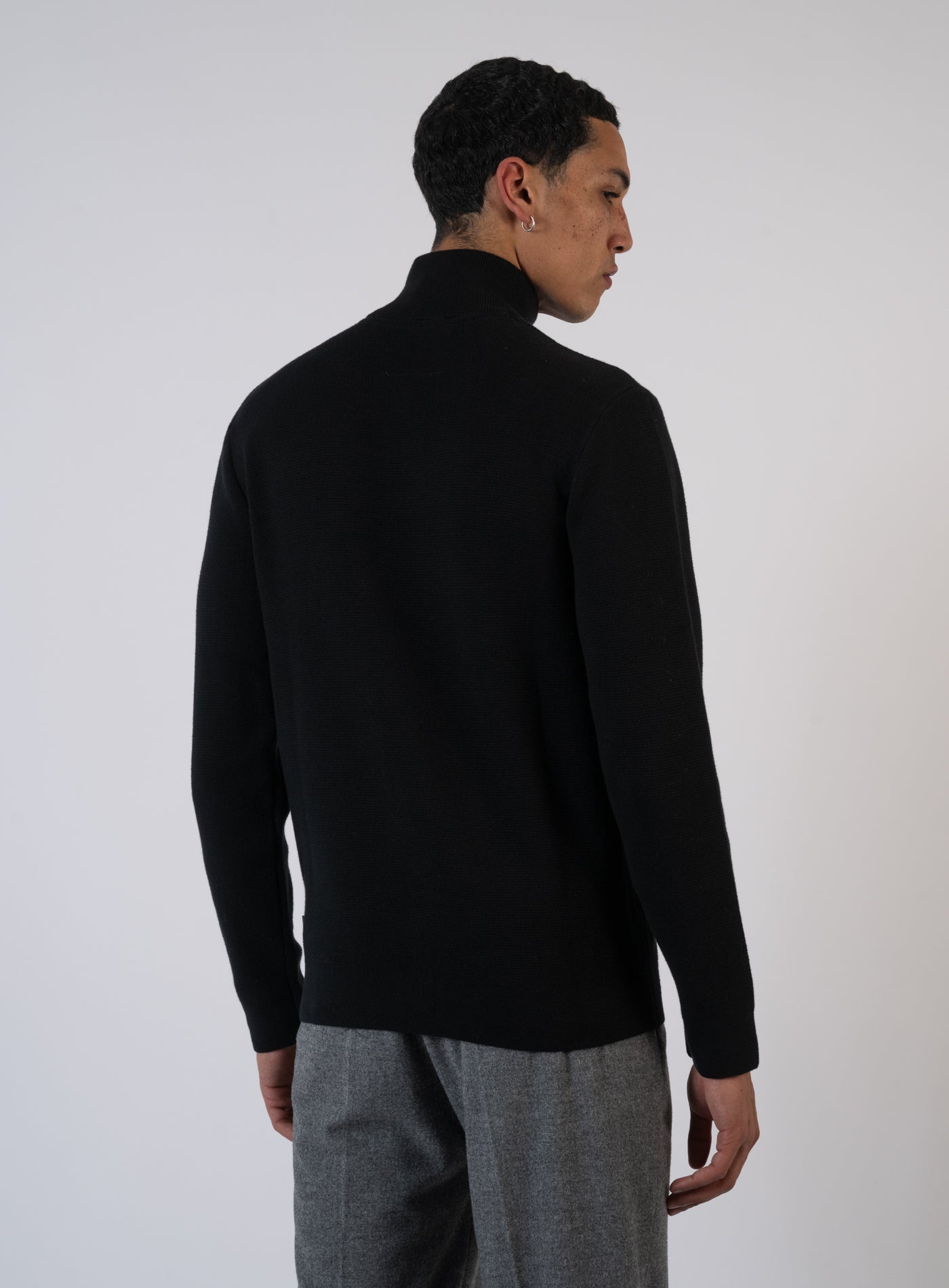 252-JPRCCMILANO STITCH KNIT HALF ZIP 12259664