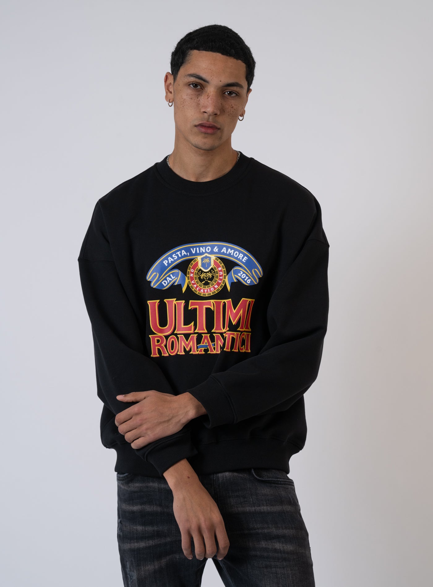 252-ULTIMI ROMANTICI SWEATER OVC-S111