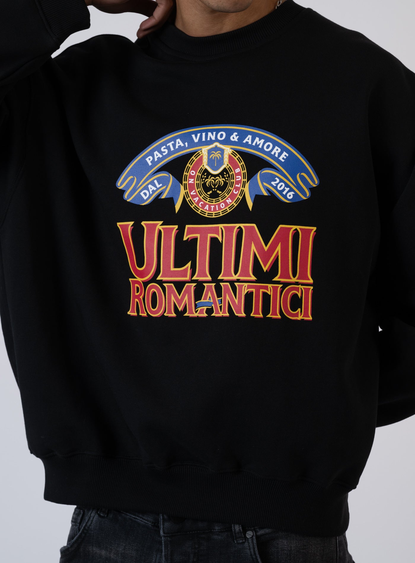 252-ULTIMI ROMANTICI SWEATER OVC-S111