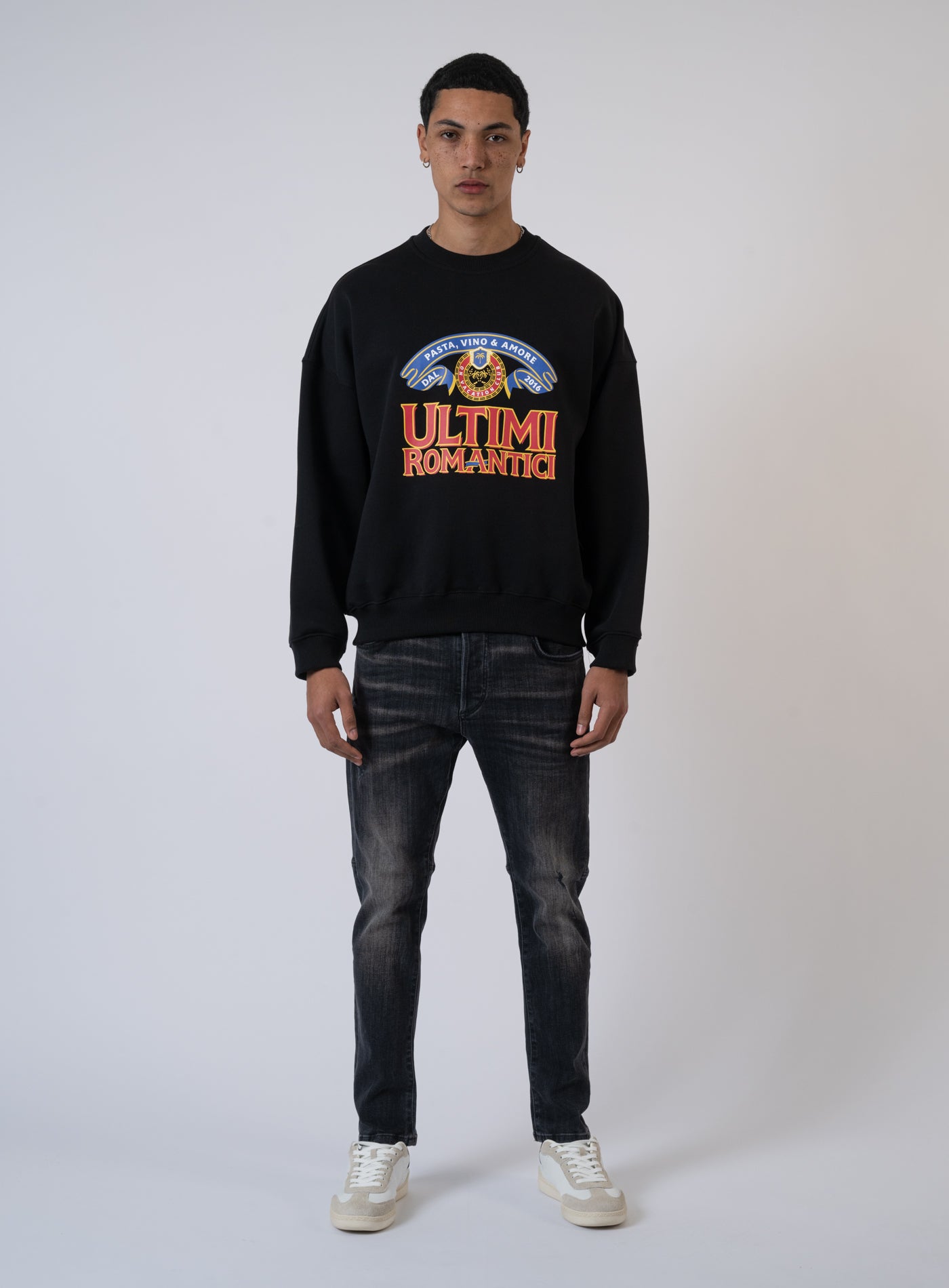 252-ULTIMI ROMANTICI SWEATER OVC-S111