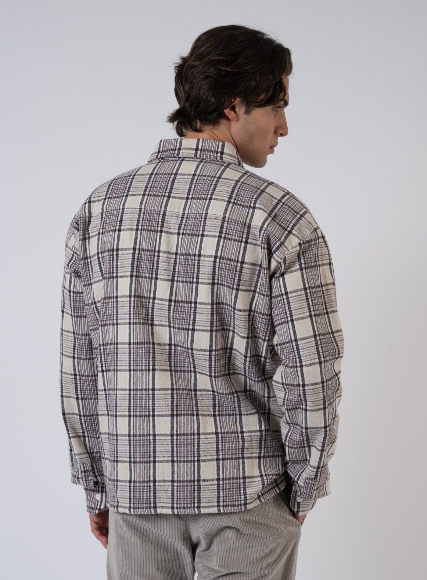 252-PGDR-6362 SIGNAR OVERSIZED FLANELL SHIRT