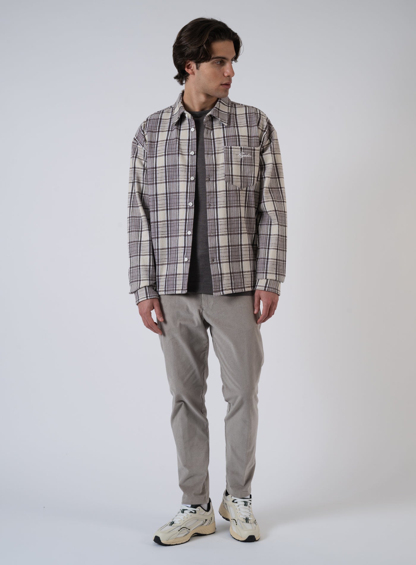 252-PGDR-6362 SIGNAR OVERSIZED FLANELL SHIRT